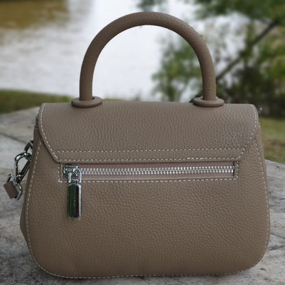 Top Handle Bag Grau