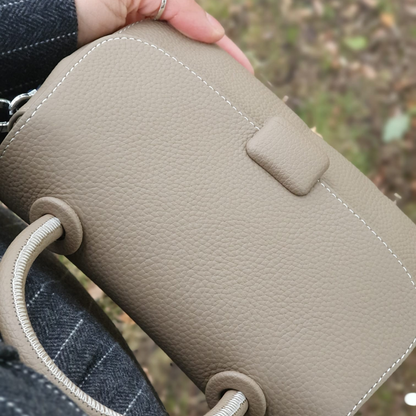 Top Handle Bag Grau
