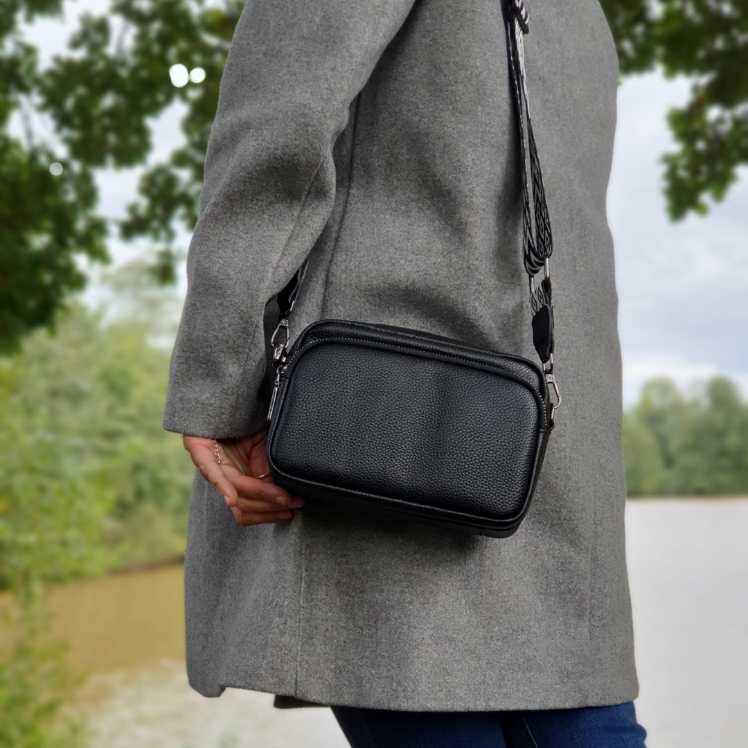 Echtleder Hobo Umhängetasche Grün