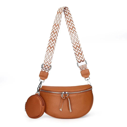 Echtleder Bauchtaschen Braun